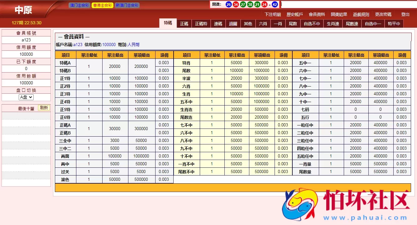 三合一中原OA香港六合彩信用盘程序源码,澳门六合彩完整运营版本附带搭建教程