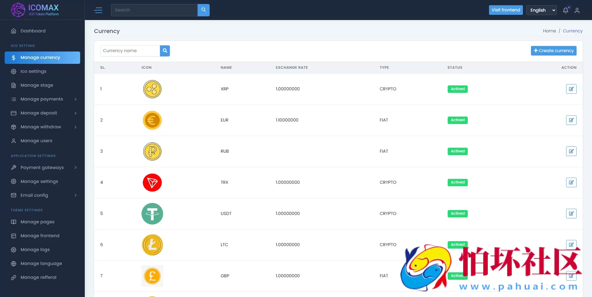 区块链虚拟币代币销售拍卖平台程序,加密货币全方位数字资产交易平台源码