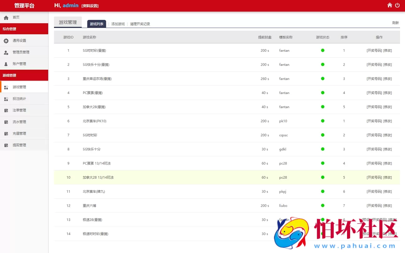 全新二开UI幸运28源码,H5手机版彩票平台程序,时时彩番摊玩法