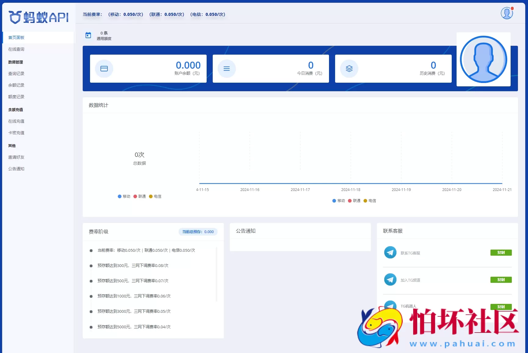 全新三网话费余额查询API系统源码 Thinkphp全开源程序 附搭建教程
