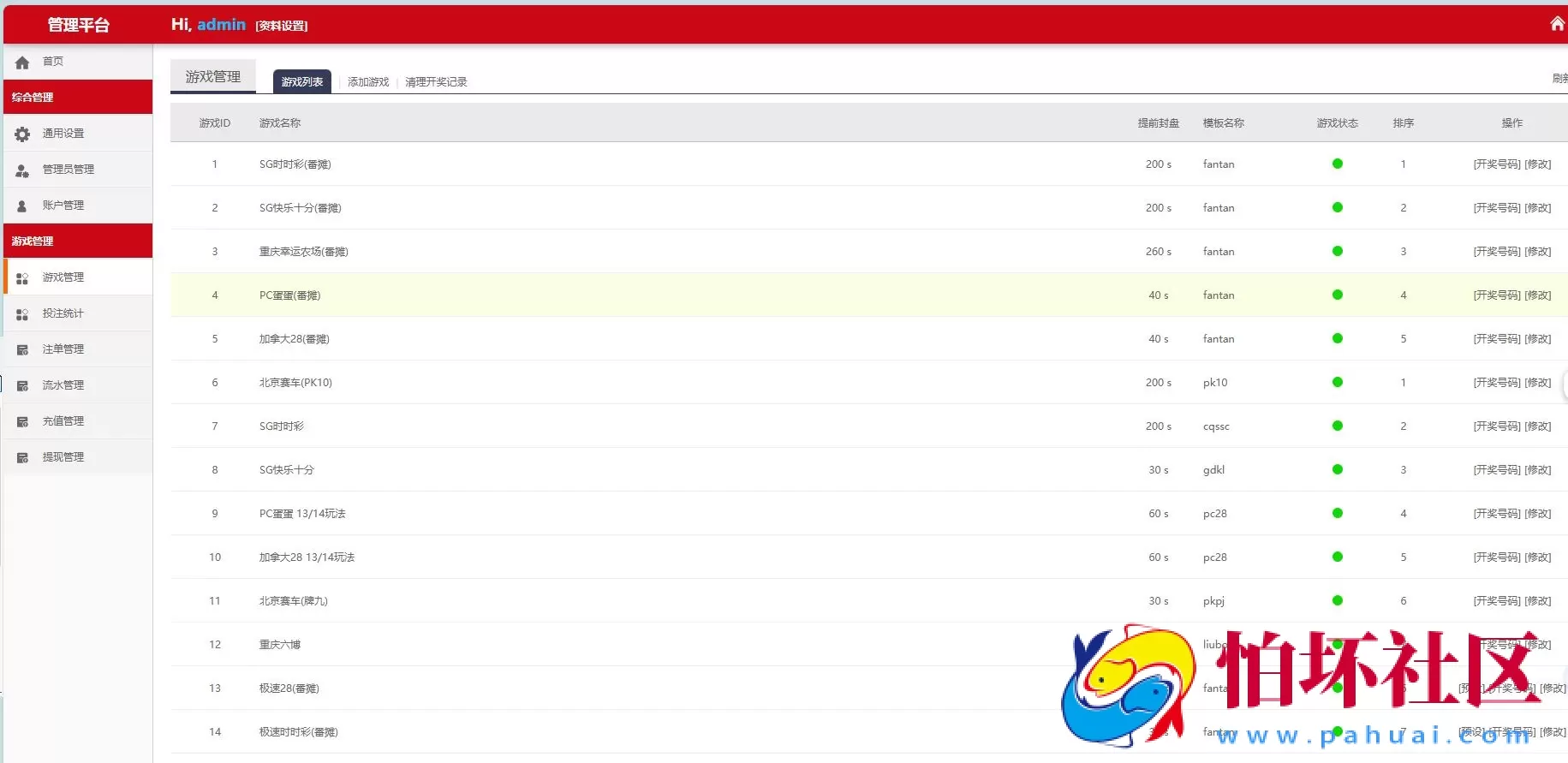 博亚二开新UI时时彩源码PC28彩票游戏程序 番摊彩票玩法 USDT充值 附文本搭建教程