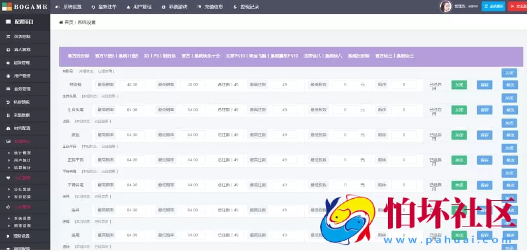 修复版风名菠菜源码彩票系统程序 集成契约玩法与采集功能完整版 可二次开发