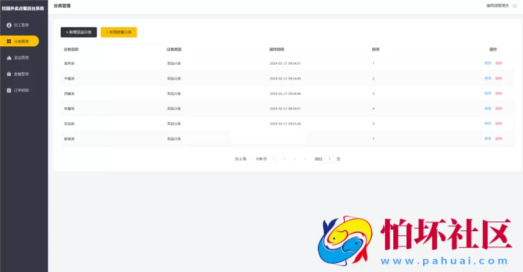 校园点餐订餐外卖跑腿系统Java程序源码