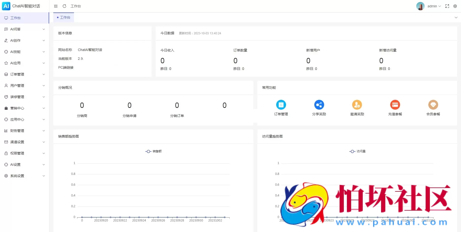 码多多ChatAI智能聊天系统程序PHP源码版V2.5.0