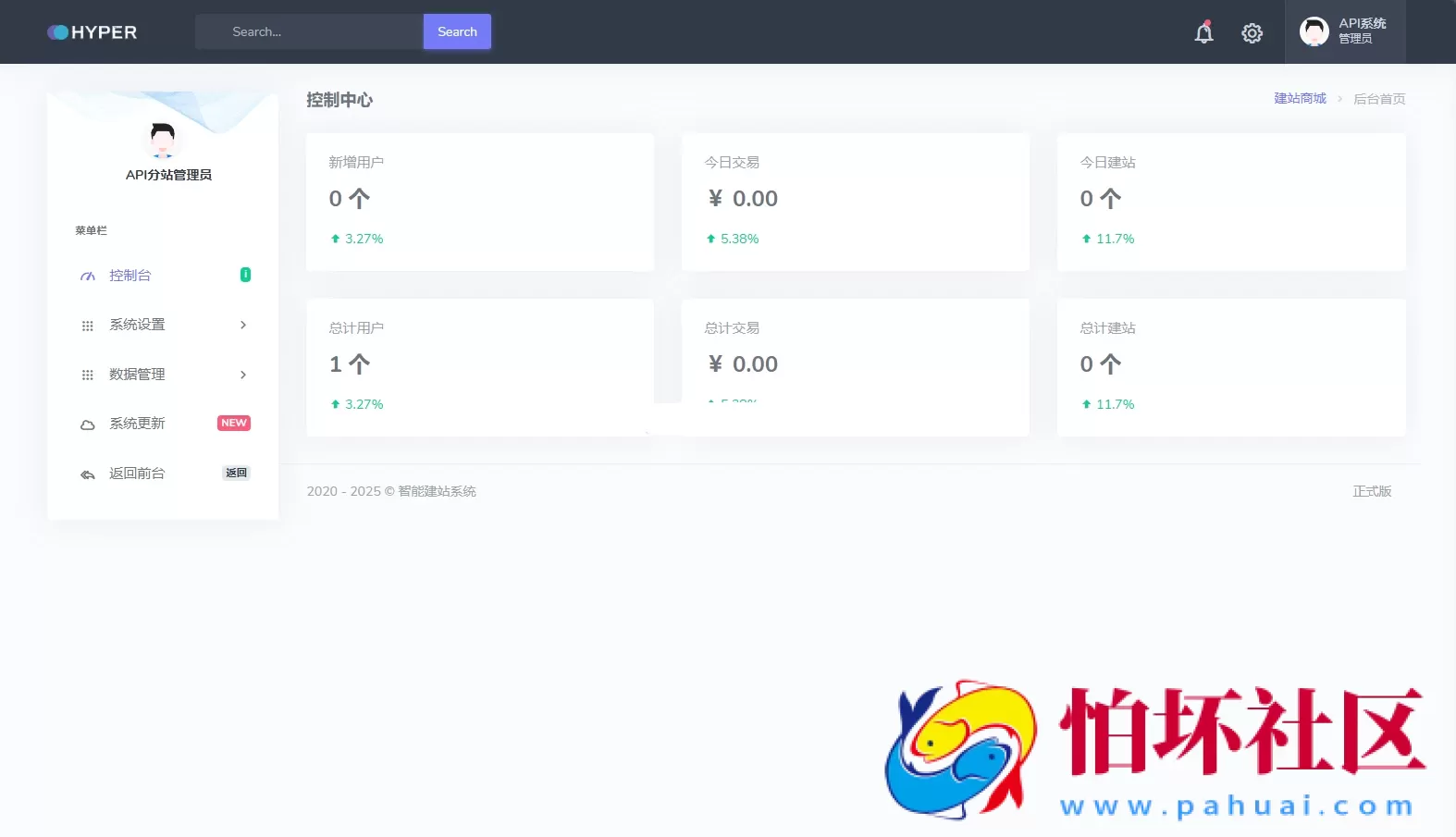 2025年最新宝塔API一键建站系统程序源码