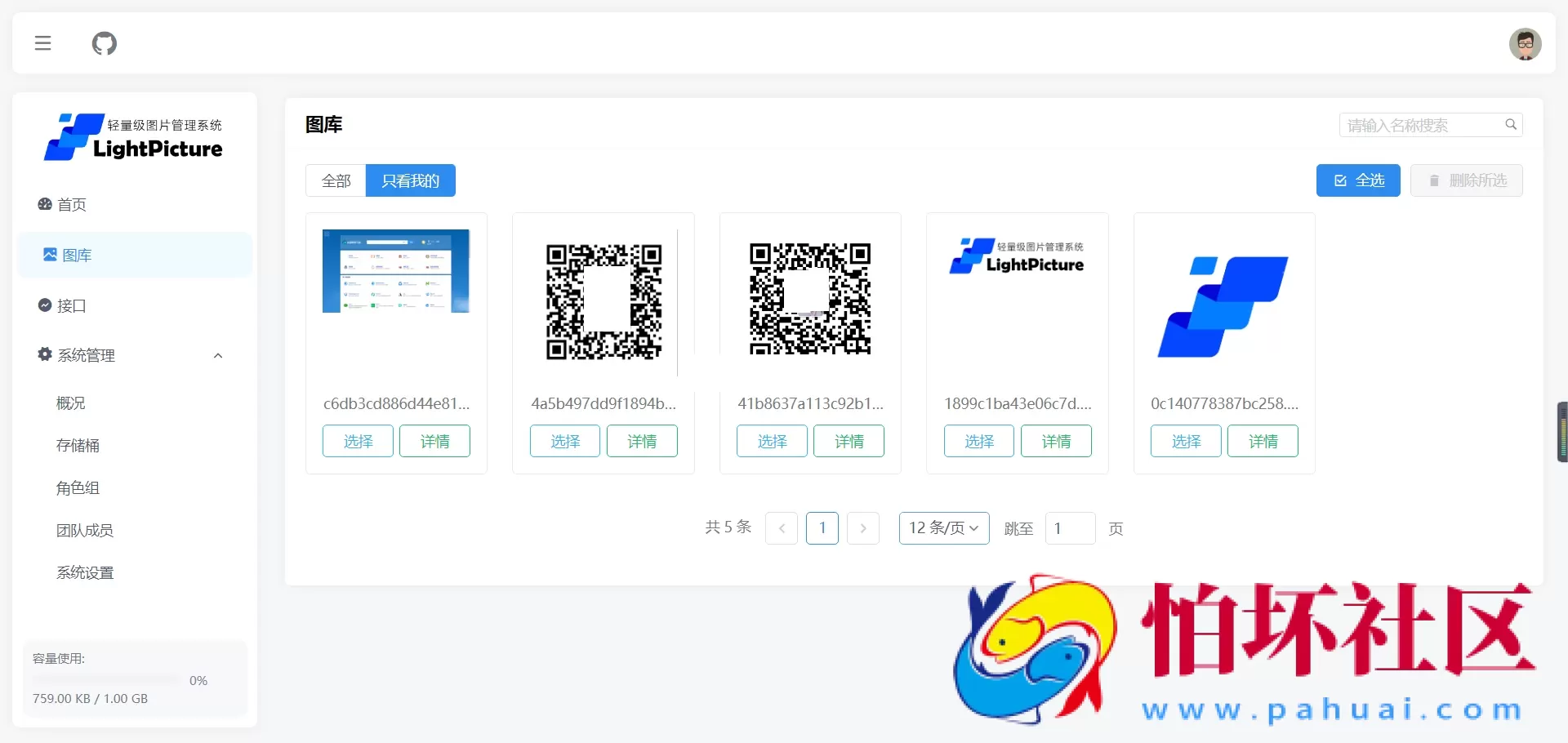 LightPicture图床系统源码程序