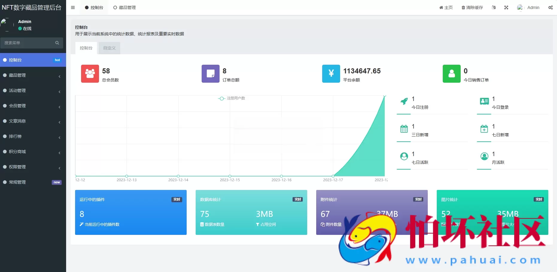 玖玖NFT数字藏品源码 前端uniapp，后端FastAdmin 已对接三方支付avata链