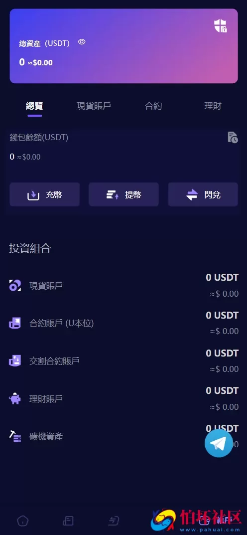 Vexus多语言虚拟货币交易所/java交易所源码/模拟账户+现货交易+永续合约+交割合约+基金理财+锁仓挖矿+质押贷款+闪兑 附搭建教程