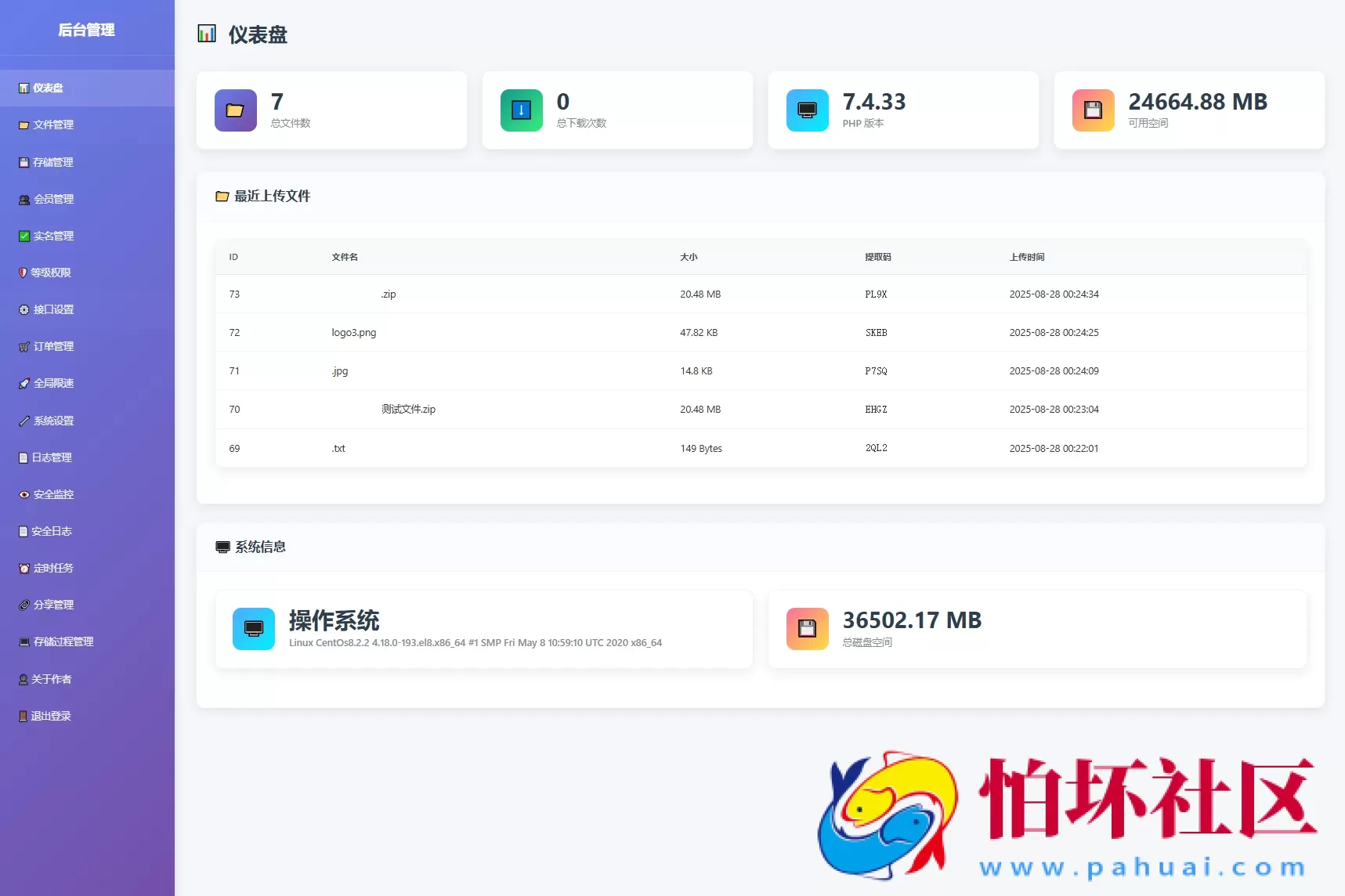 9月更新 临时文件快传系统源码 全开源附搭建教程