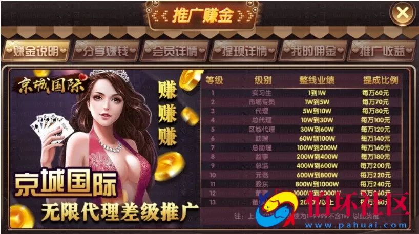 APP真钱类型之京城国际棋牌游戏平台程序组件带16款游戏