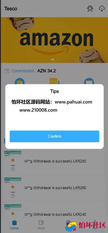 Tesco海外刷单源码 多语言海外任务商城源码 后台可指派订单 任务叠加模式+自选模式+余额倍率模式+余额本金模式 一键分配用户预设模板 完整代理端