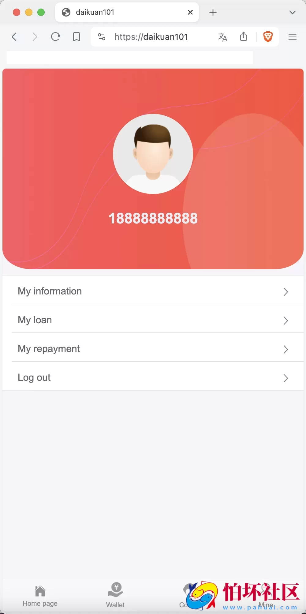 Cash Loan海外贷款源码 海外小额贷款源码 前端html+后端PHP