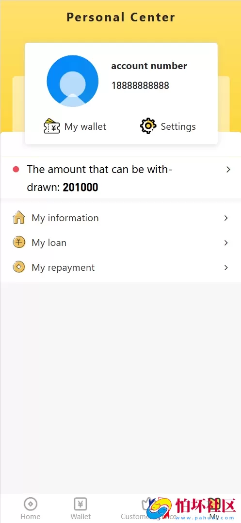 Money Hero海外P2P贷款源码 生成转账截图保险费截图 前端html+后端php