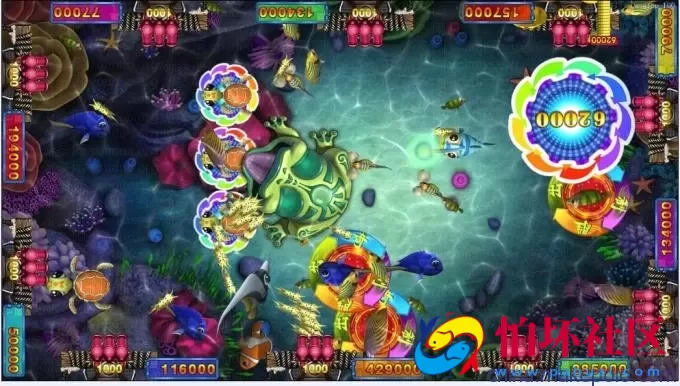 电脑版金币玩法之千炮金蟾捕鱼棋牌游戏程序（难度控制+机器人）带资源文件