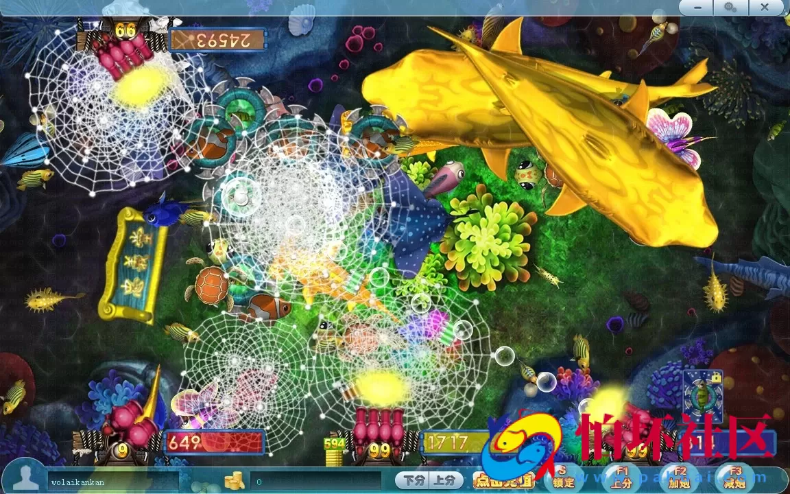 电脑版金币玩法之渔王争霸捕鱼游戏程序源码（李逵劈鱼516原版）