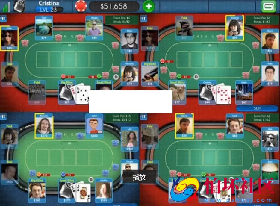 电脑版真钱类型之Unity3d 德州扑克（texas poker）客户端+服务器源码