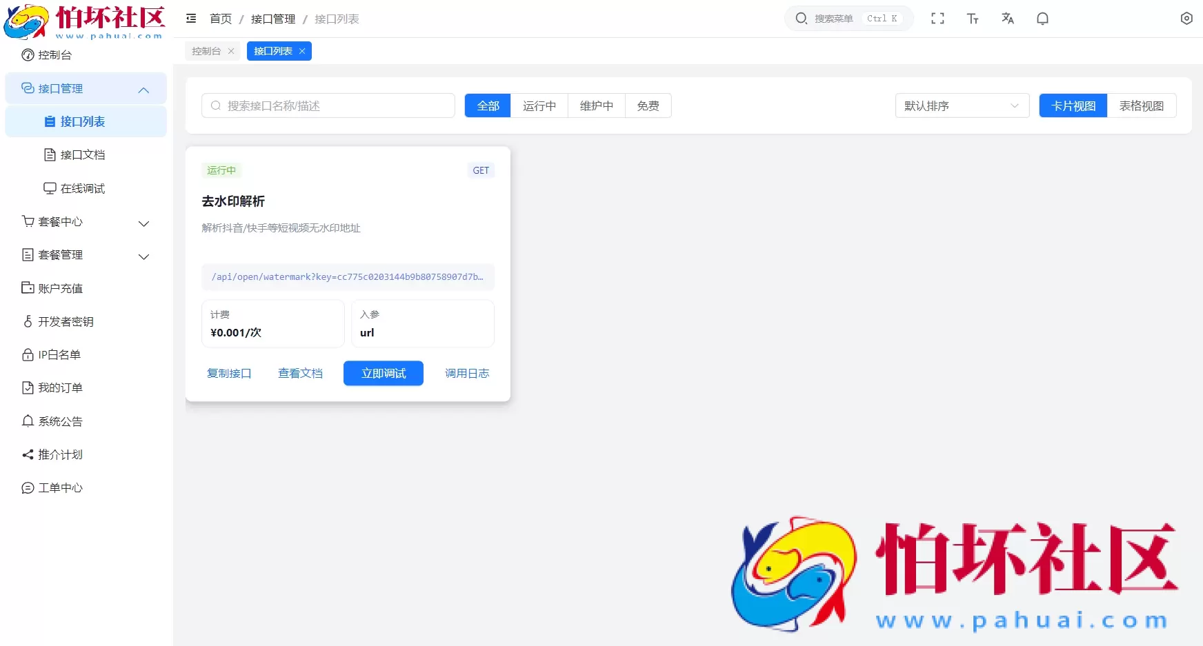 2026年全新UI解析计费系统源码 附教程