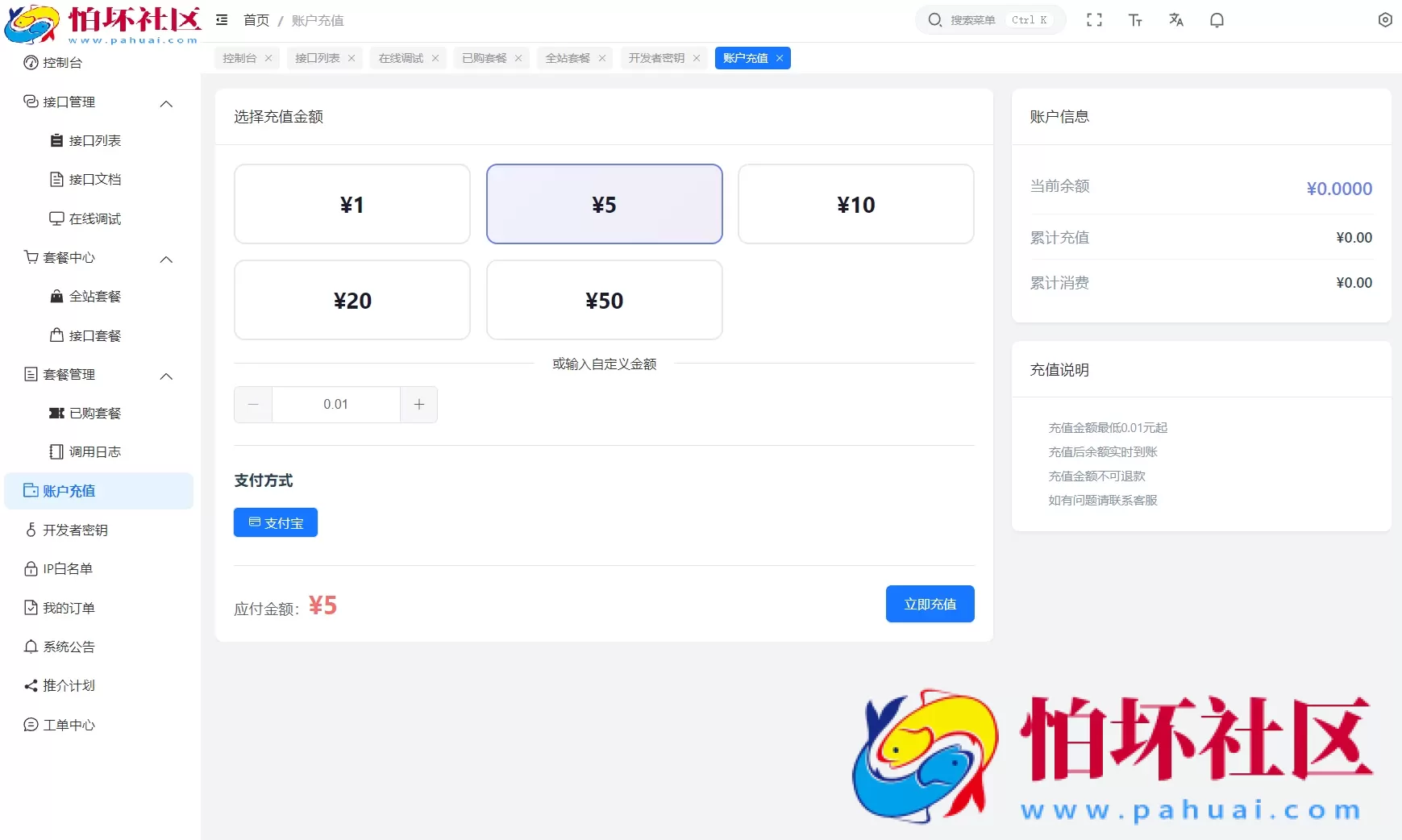 2026年全新UI解析计费系统源码 附教程