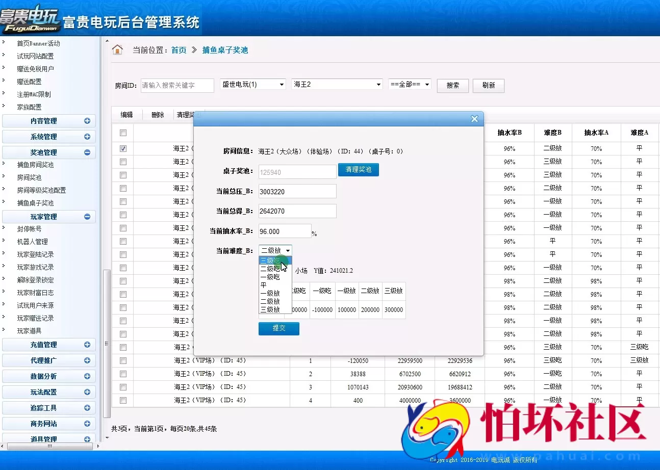 三网通金币玩法教程之富贵电玩捕鱼类控制输赢分析（课程三）