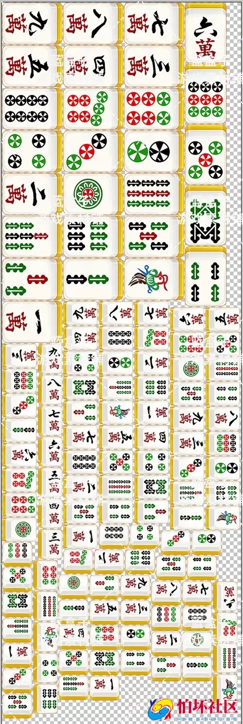 UI素材资源之贵阳捉鸡麻将UI素材图标音效场景游戏资源3套