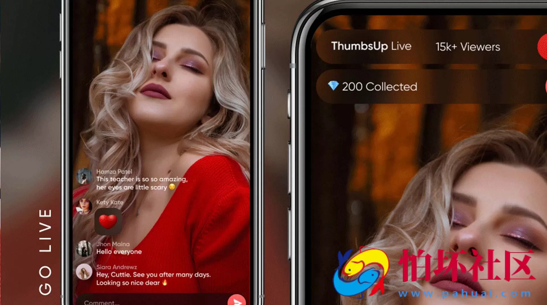 新版仿海外TikTok抖音APP源码-ThumbsUp短视频直播APP源码 抖音短视频源码 附带搭建教程文档
