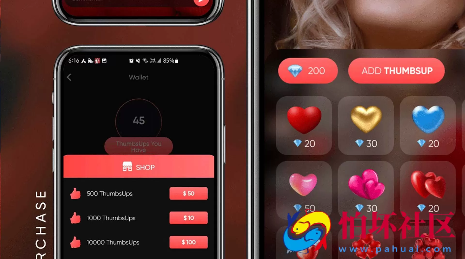 新版仿海外TikTok抖音APP源码-ThumbsUp短视频直播APP源码 抖音短视频源码 附带搭建教程文档