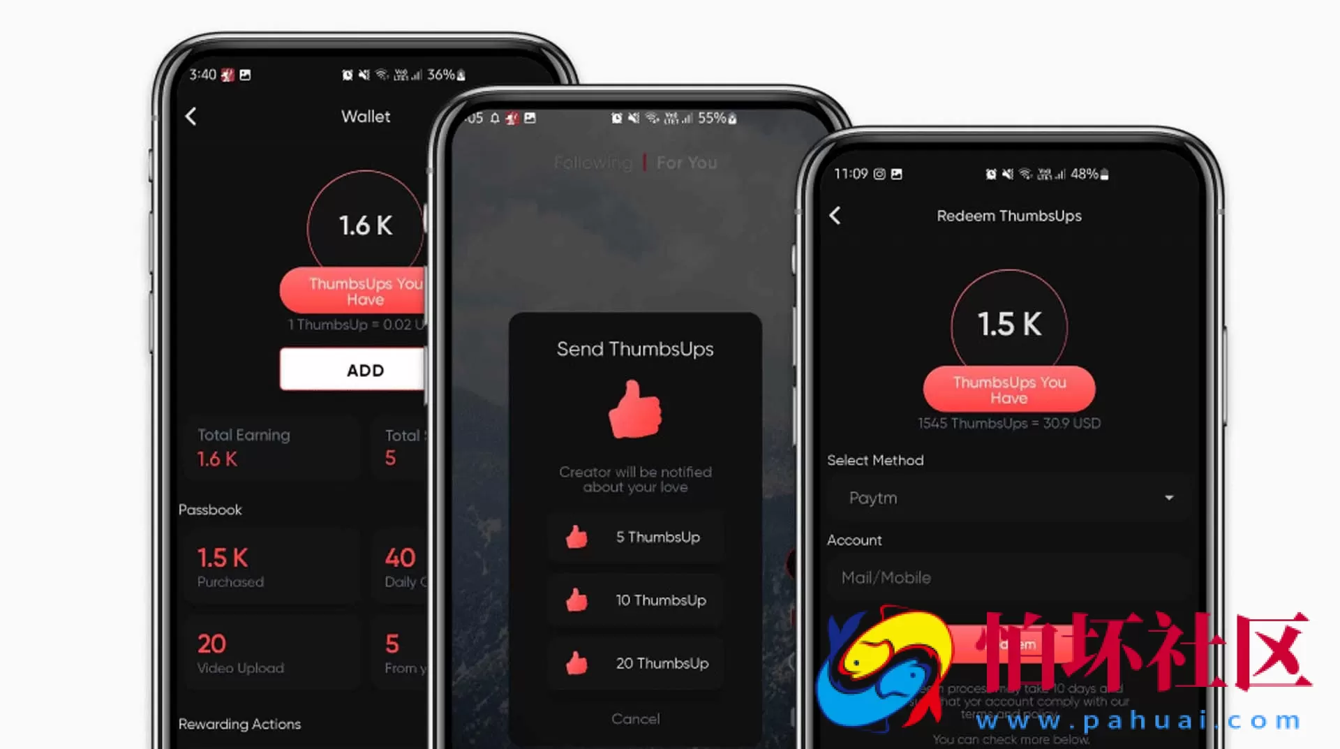 新版仿海外TikTok抖音APP源码-ThumbsUp短视频直播APP源码 抖音短视频源码 附带搭建教程文档