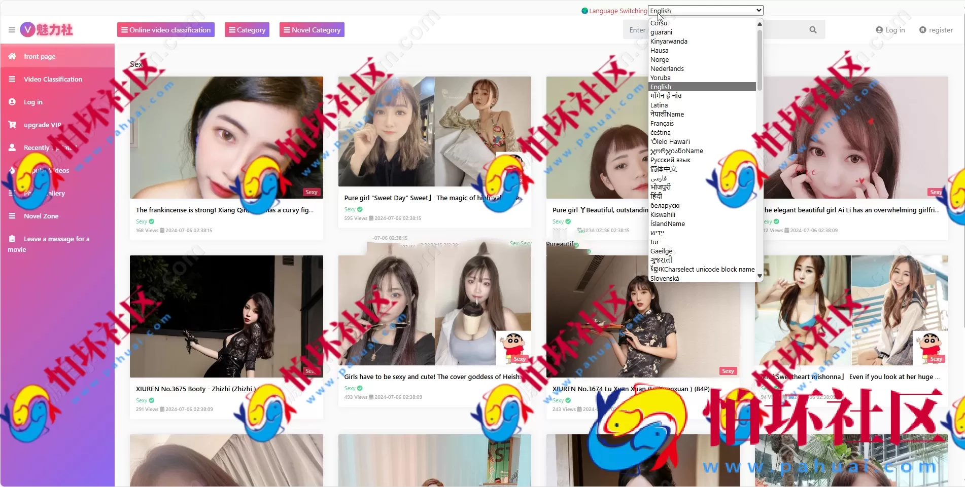 运营版X站源码 全开源视频站系统程序 一键采集 + 试看 + 充值 + 30种语言支持