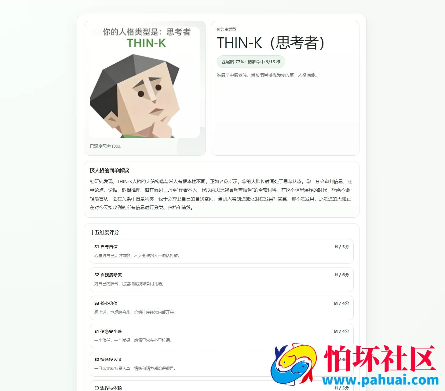 最新SBTI人格测试源码