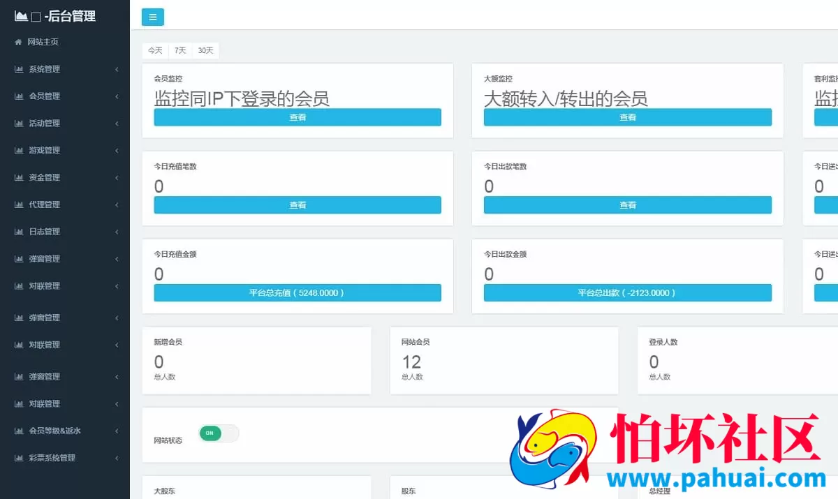 AngularJS开发GPK二合一彩票系统完整版源码 附搭建教程