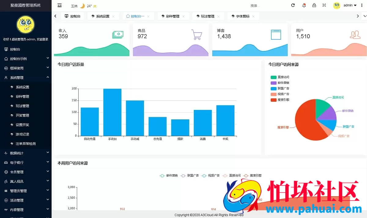 聚星彩票系统二开全功能版真人接口对接+采集优化及聊天室整合