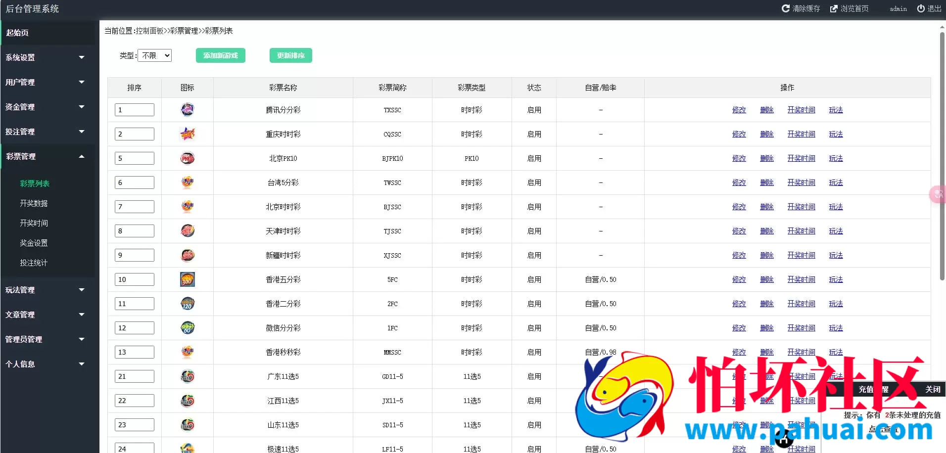 2026熊猫娱乐完整彩票源码 集成契约分红与采集修复功能运营版程序