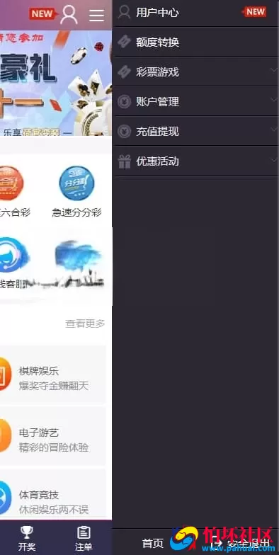 全系统彩杏彩源码 分红契约＋合买＋NG接口程序 后台全功能完善运营级
