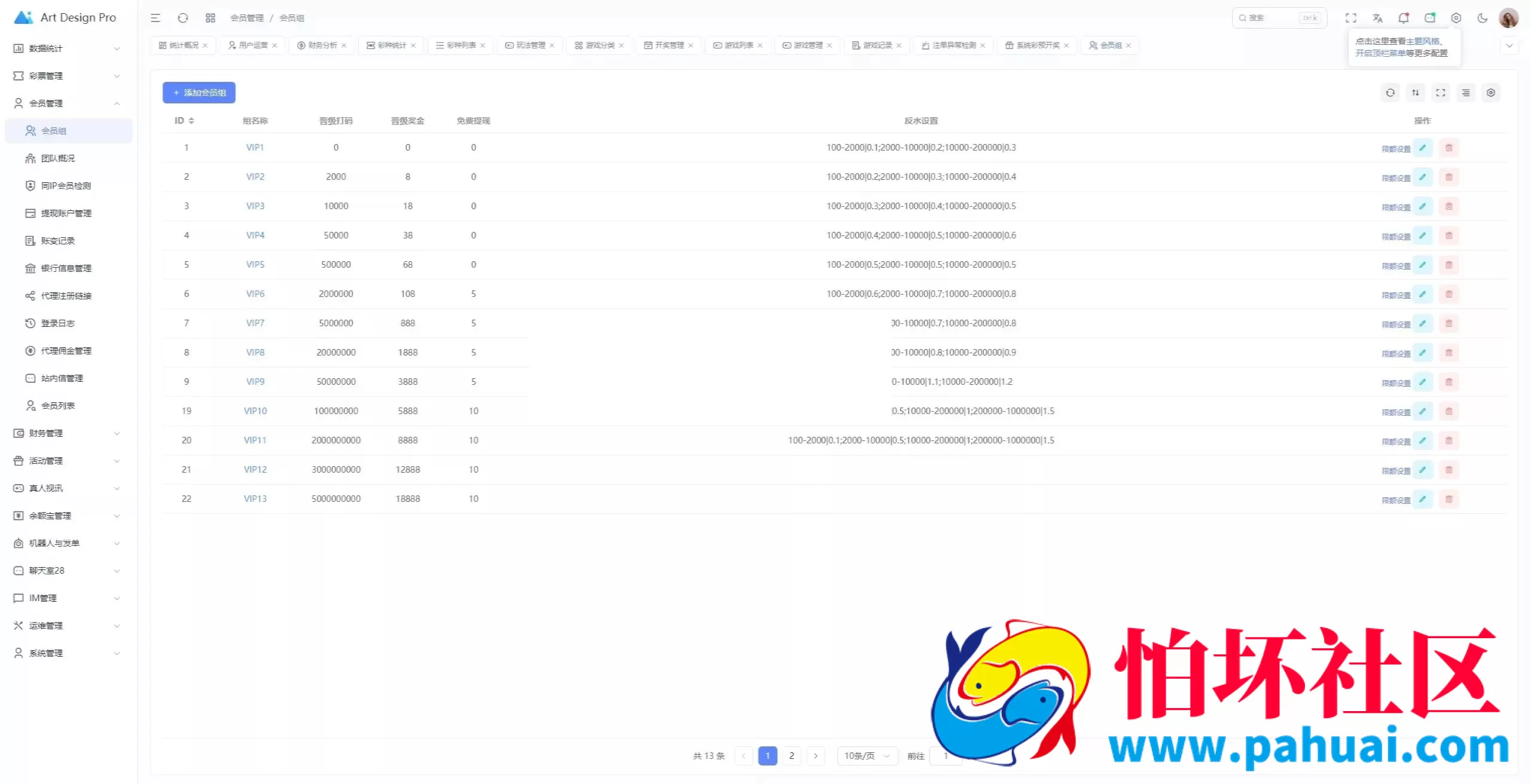 多语言全开源烽火娱乐FS娱乐城源码 完整压缩包 游戏功能完善 附搭建教程