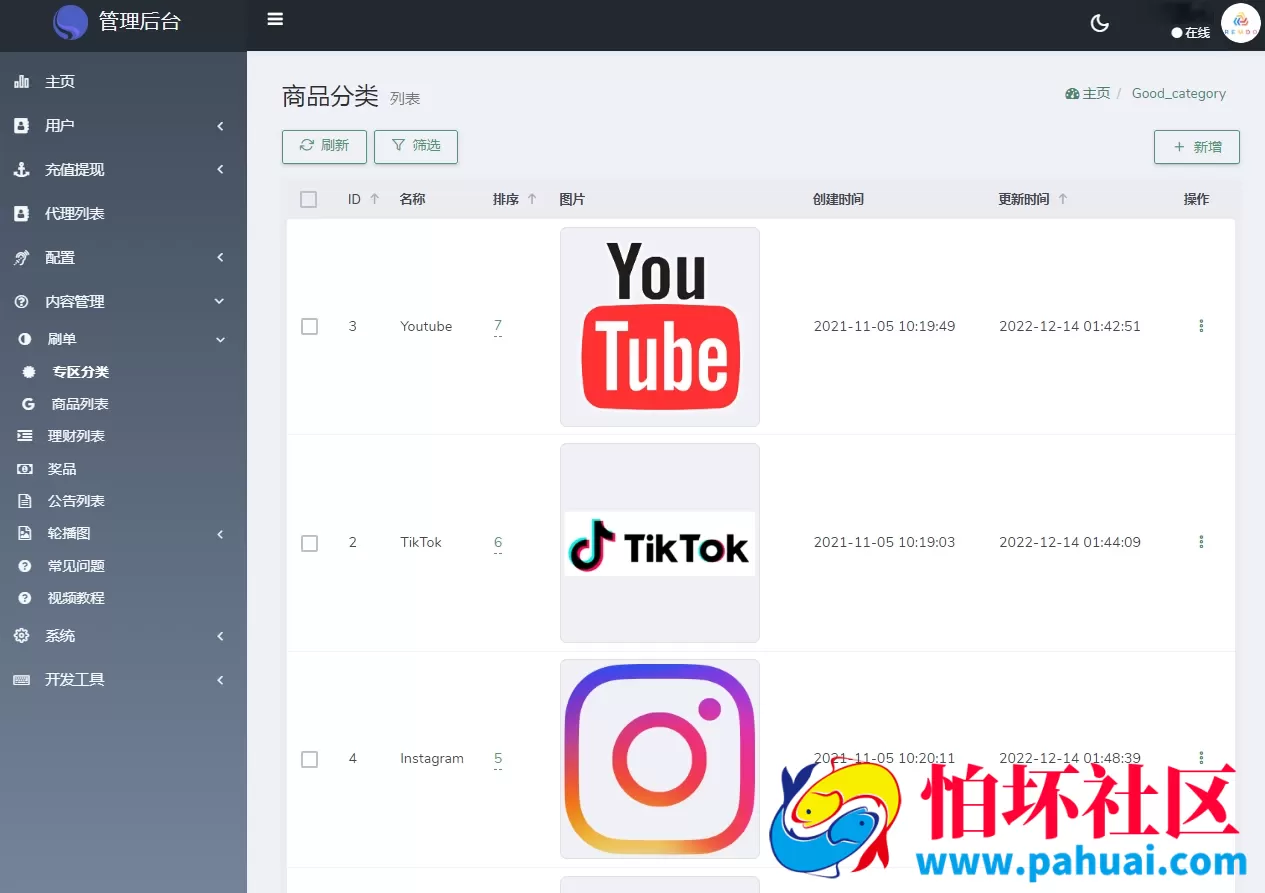 海外YouTube视频点赞刷单悬赏任务投资理财源码 tiktok国际版刷单理财资金盘程序