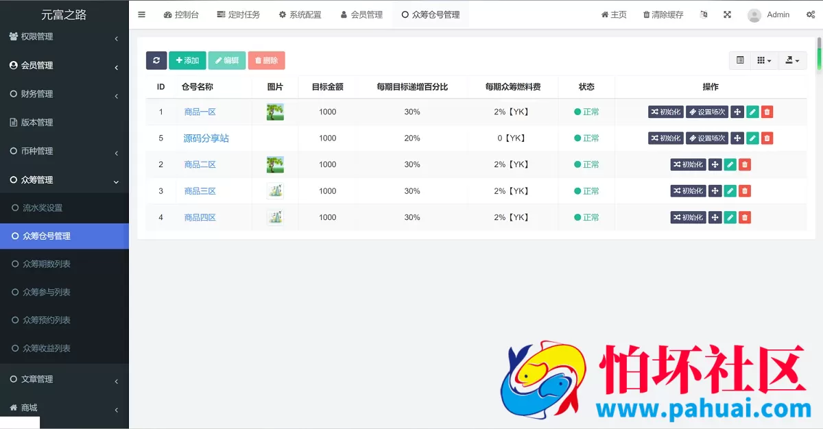 资金投资理财众筹商城系统源码 农业项目众筹网站源码 金字塔代理模式