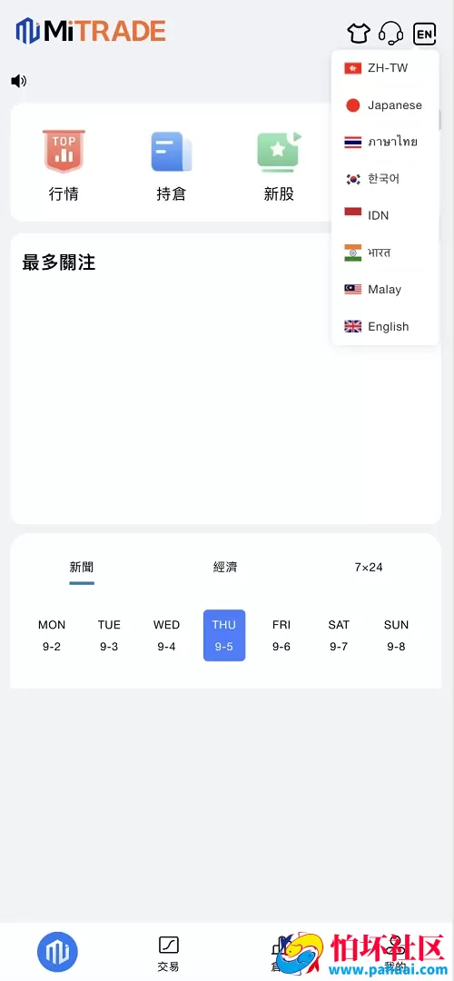 Java全开源多语言海外股票交易系统源码 美股,港股,马股,泰股,印股,新股,金融投资理财平台源码