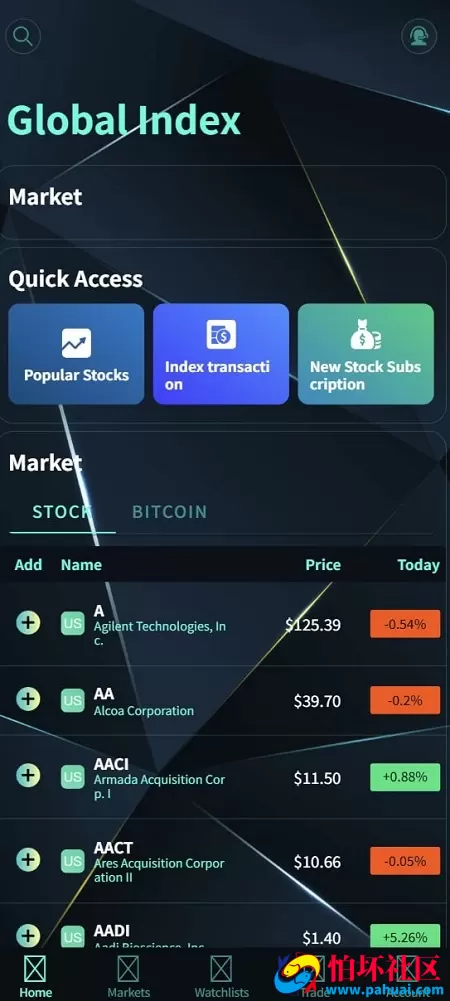 美股交易系统源码 股票源码 美股交易所 股票交易平台 后端thinkphp6 前端是uniapp