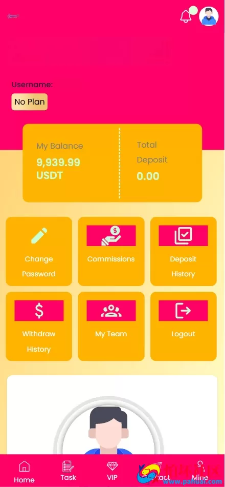 海外资金盘源码 广告奖励投资理财源码 广告激励理财源码 前端html+后端PHP