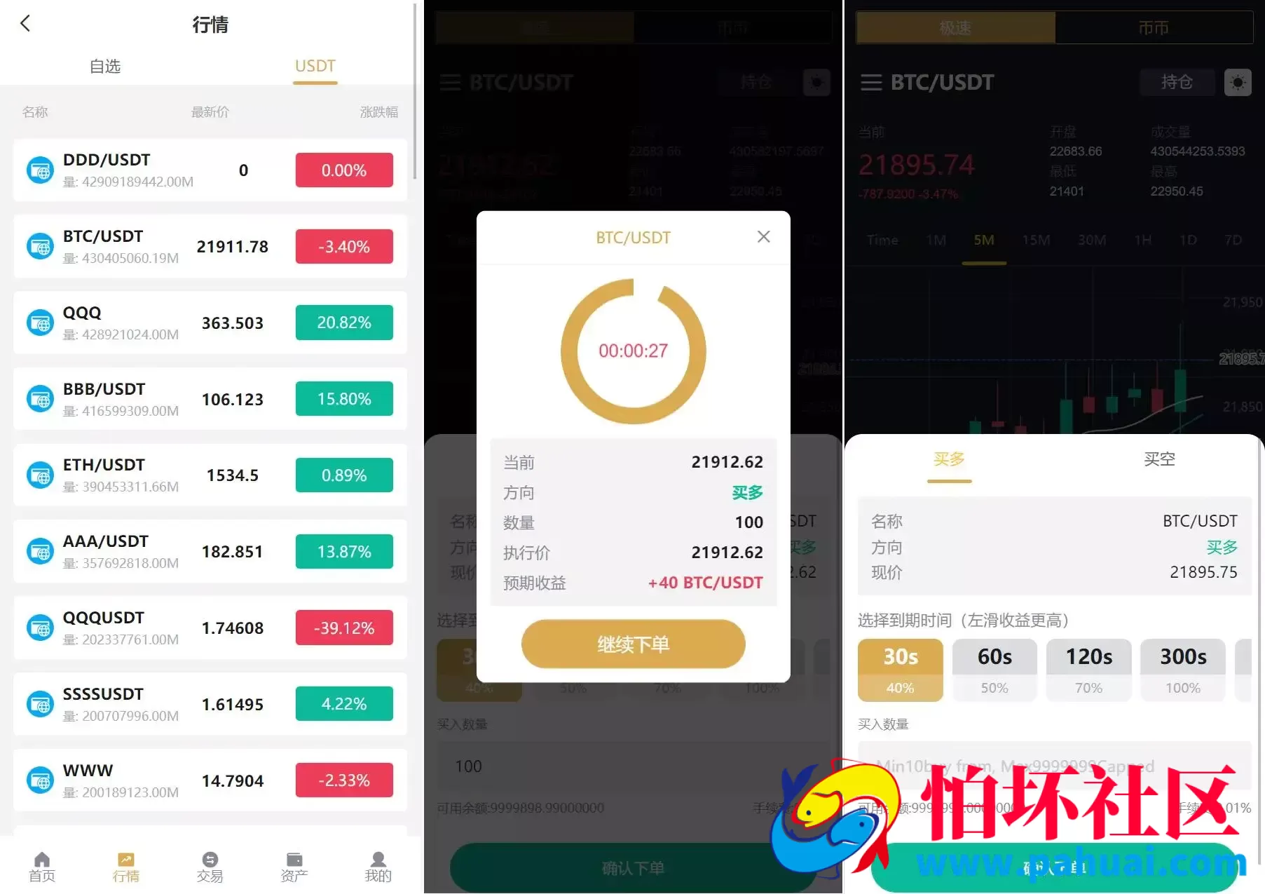 多语言交易所系统源码 虚拟货币区块链平台源码 期权币币交易 质押挖矿+新币申购+区块链交易所源码下载
