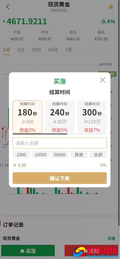 新UI微交易系统源码 外汇交易平台 期货贵金属时间盘 海外微盘源码 前端uniapp 附搭建教程