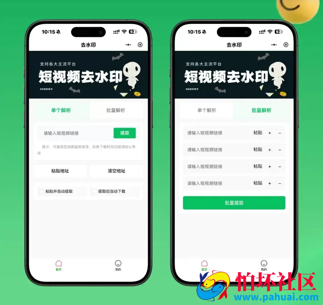 2026年最新去水印小程序源码 v1.6.5 带流量主 附搭建教程