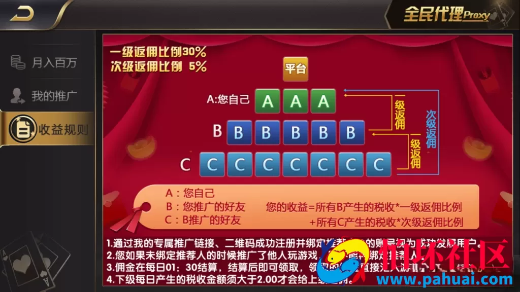 微星棋牌游戏纯源码+程序组件与环境 全民代理+保底双模式