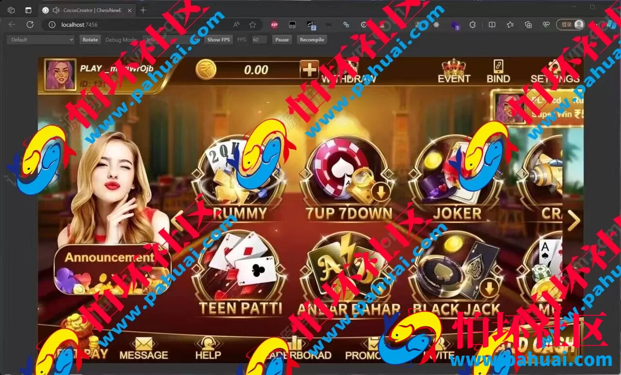 最新版全开源OKWIN印度棋牌游戏源码 印尼游戏搭建 印度真金游戏 横版slots老虎机 Casino游戏程序 出海H5手游 附带搭建教程