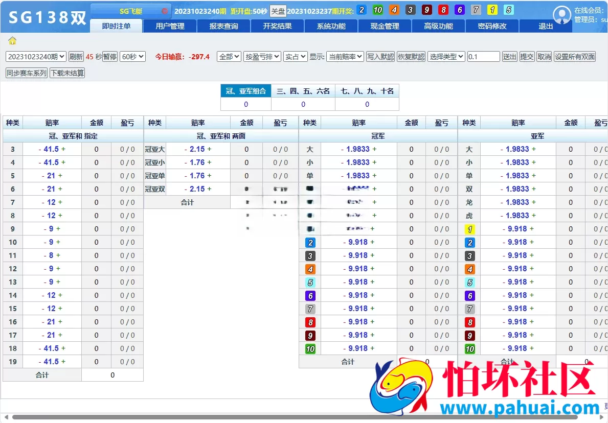 最新完美运营SGWin138源码 双赢系统源码+带改单+预设+控制完整+独立代理系统完整运营版程序+开奖全部正常 附带搭建教程