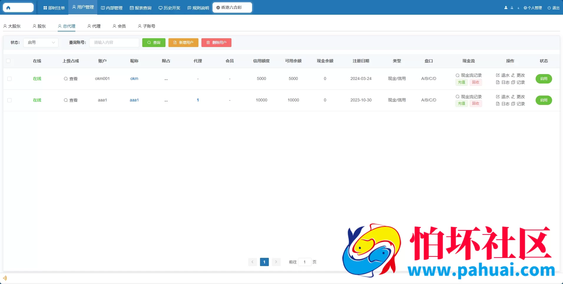 2026年最新AC信用盘源码 现金盘源码 ABCD盘【带番摊游戏玩法】 USC升级版程序 后台带改单 全开源 附带搭建教程