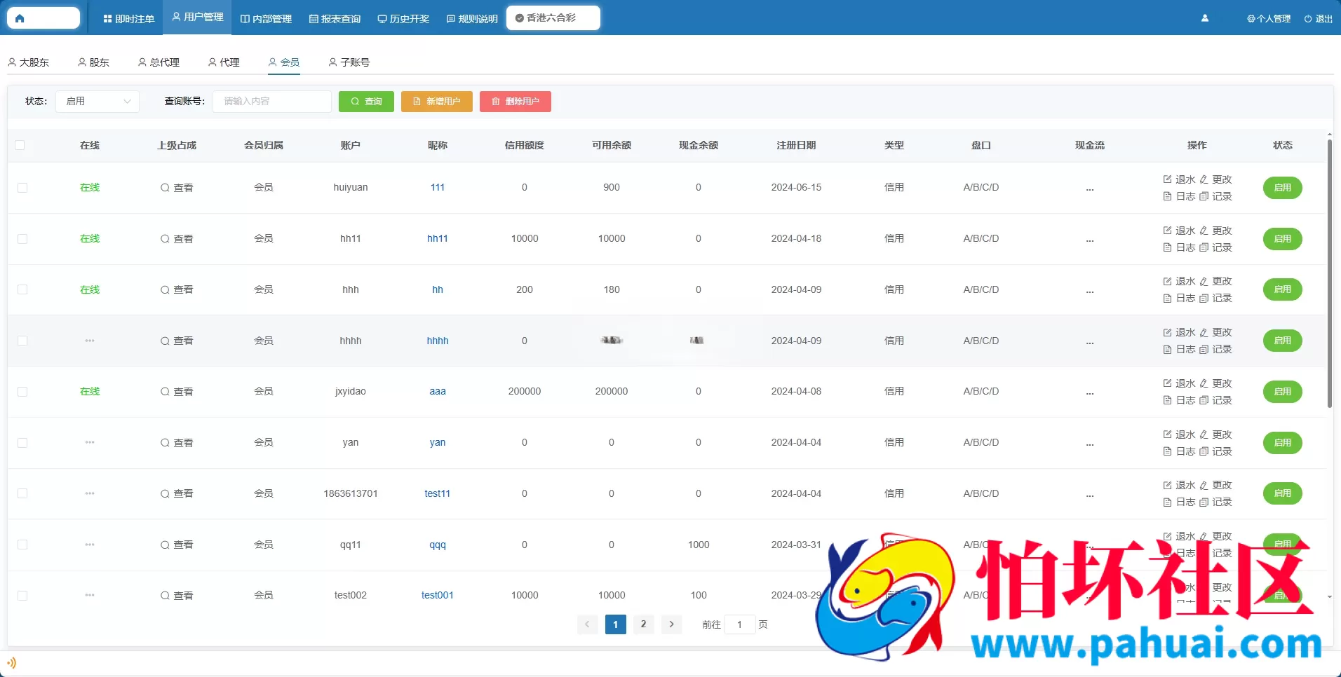 2026年最新AC信用盘源码 现金盘源码 ABCD盘【带番摊游戏玩法】 USC升级版程序 后台带改单 全开源 附带搭建教程