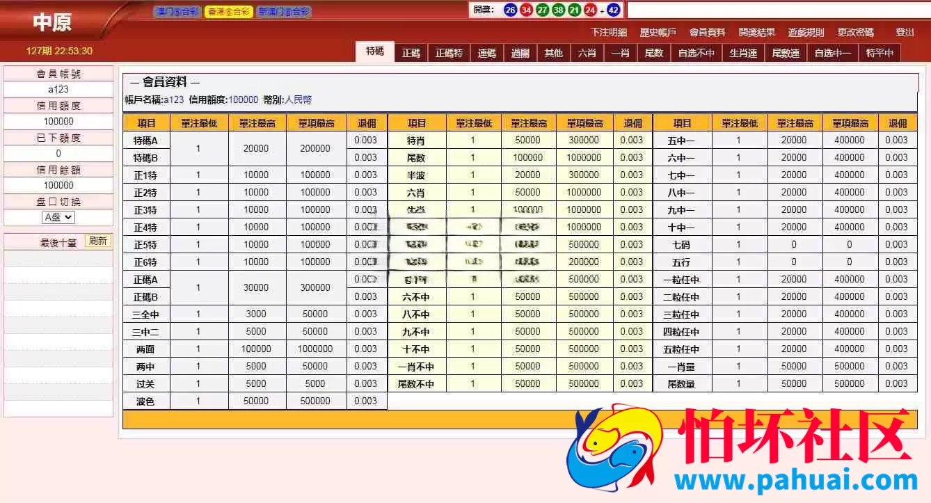 最新版三合一中原OA香港六合彩信用盘源码 澳门六合彩完整运营版本 全开源 附带详细搭建教程