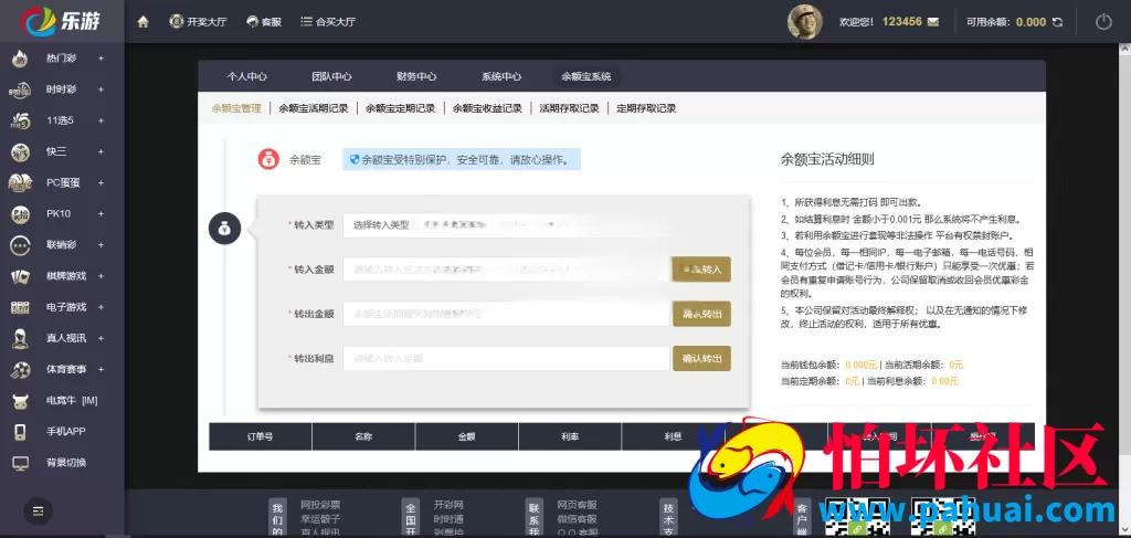 首发Linux大富二开 乐游彩票源码 完美控杀 双玩法运营级博彩程序源码