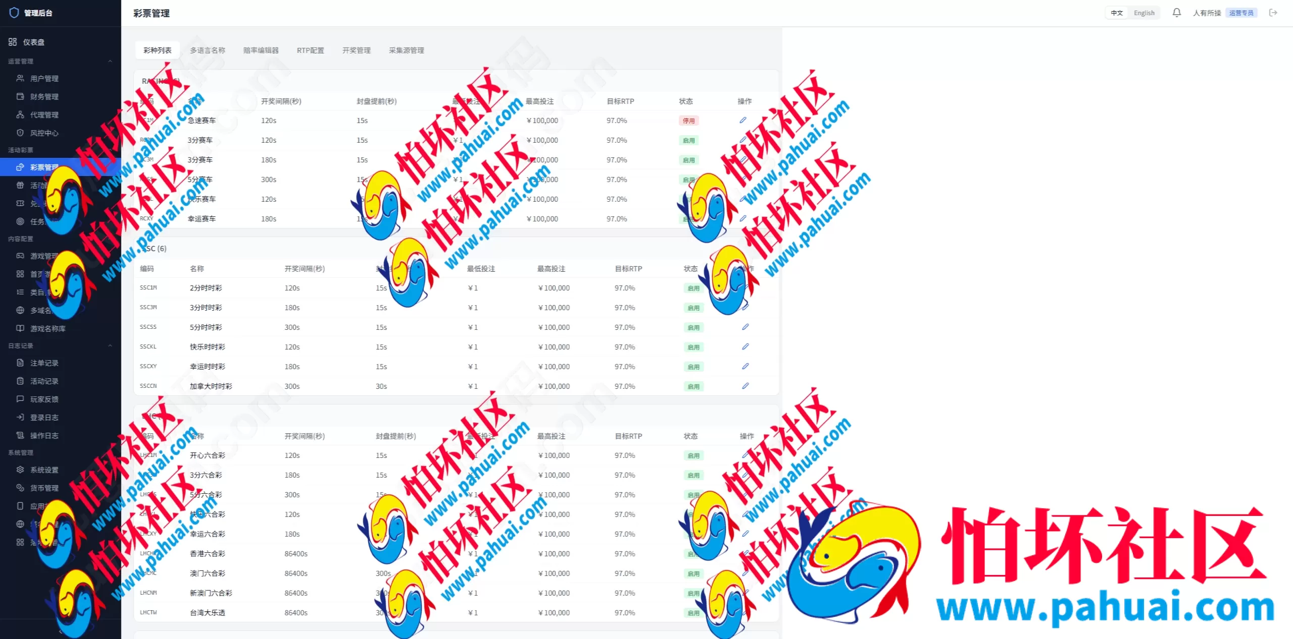 封神榜综合盘博彩系统源码（Vue + PHP架构）可二开娱乐城·多语言·多币种·代理分销·风控一体化·包网程序系统搭建